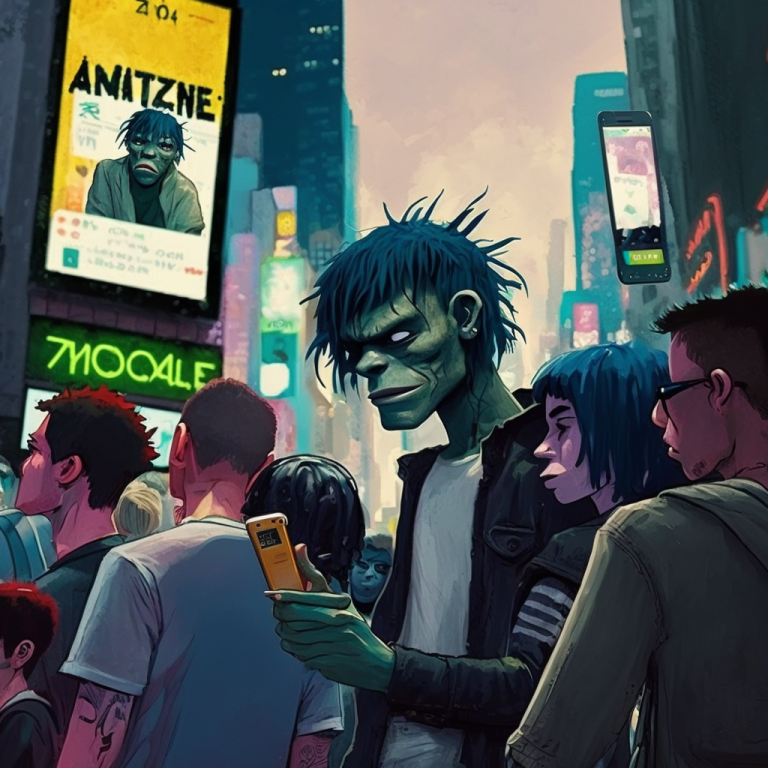 Read more about the article Gorillaz in New York & Londen